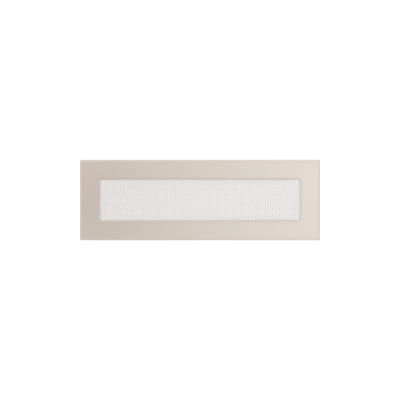KRATKI KRATKA KOMINKOWA PROSTOKĄTNA KREMOWA 110X320 MM