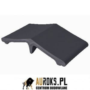 ŁĄCZNIK OGRODZENIOWY KLINKIEROWY KOLOR  NOC POLARNA 445X250X90 MM KLINKIER PRZYSUCHA