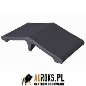 ŁĄCZNIK OGRODZENIOWY KLINKIEROWY KOLOR  NOC POLARNA 445X250X90 MM KLINKIER PRZYSUCHA
