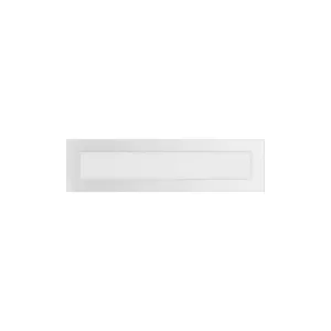 KRATKI KRATKA KOMINKOWA PROSTOKĄTNA BIAŁA 110X420 MM