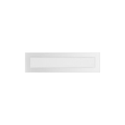 KRATKI KRATKA KOMINKOWA PROSTOKĄTNA BIAŁA 110X420 MM
