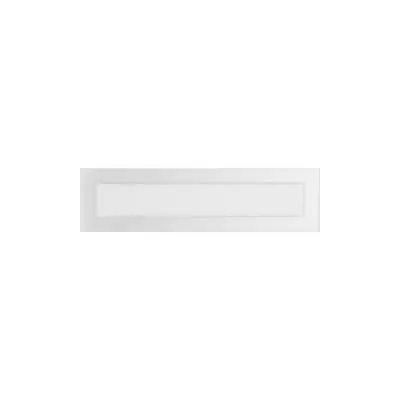 KRATKI KRATKA KOMINKOWA PROSTOKĄTNA BIAŁA 110X420 MM