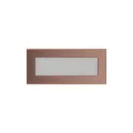 KRATKI KRATKA KOMINKOWA PROSTOKĄTNA MIEDŹ GALWANICZNA 110X240 MM