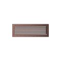 KRATKI KRATKA KOMINKOWA PROSTOKĄTNA MIEDZIANA Z ŻALUZJĄ 170X490 MM