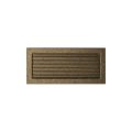 KRATKI KRATKA KOMINKOWA PROSTOKĄTNA CZARNO-ZŁOTA Z ŻALUZJĄ 170X370 MM