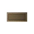 KRATKI KRATKA KOMINKOWA PROSTOKĄTNA CZARNO-ZŁOTA Z ŻALUZJĄ 170X370 MM