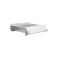 DARCO NAWIETRZAK PROSTOKĄTNY CZERPNIA CHROMONIKLOWA ANEMOSTAT BIAŁY 53X304 MM