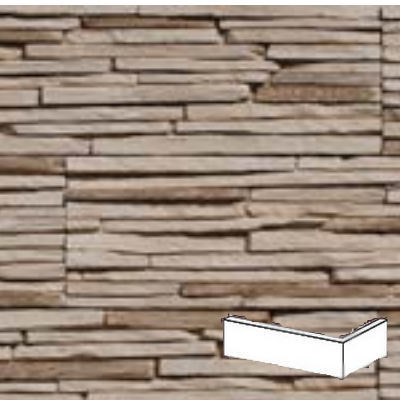 STEGU KAMIEŃ DEKORACYJNY PŁYTKA KĄTOWA VENEZIA V2 7-14/8-37,7 x 15,2 CM