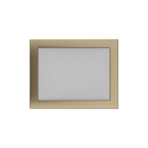 KRATKI KRATKA KOMINKOWA PROSTOKĄTNA POZŁACANA 220X300 MM