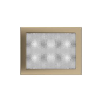 KRATKI KRATKA KOMINKOWA PROSTOKĄTNA POZŁACANA 220X300 MM