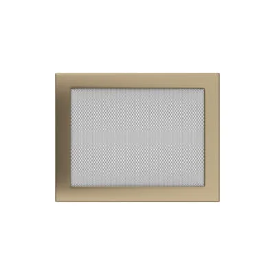 KRATKI KRATKA KOMINKOWA PROSTOKĄTNA POZŁACANA 220X300 MM