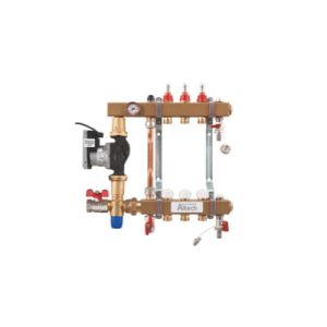 ALTECH ROZDZIELACZ STALOWY Z UKŁADEM MIESZAJĄCYM I MIESZAJĄCYM ZAWOREM TRÓJDROŻNYM 6 OBWODÓW