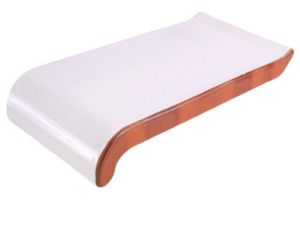 ZCB PARAPET KLINKIEROWY TYP S SZKLIWIONY BIAŁY 300x105x15 MM