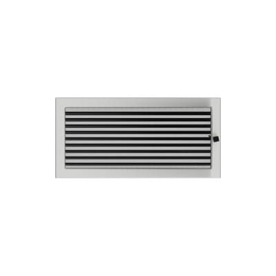 KRATKI KRATKA KOMINKOWA PROSTOKĄTNA SZLIFOWANA Z ŻALUZJĄ 220X450 MM