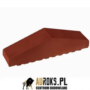 KSZTAŁTKA OGRODZENIOWA KLINKIEROWA KOLOR NUTA CYNAMONU KO 310/250x65x78 MM ZAOKRĄGLONA PEŁNA KLINKIER PRZYSUCHA