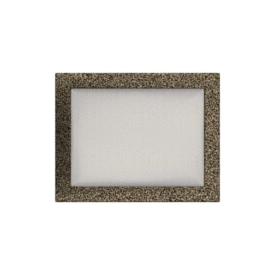 KRATKI KRATKA KOMINKOWA PROSTOKĄTNA CZARNO-ZŁOTA 220X300 MM