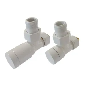 ALTERNA ZESTAW ZAWORÓW GRZEJNIKOWYCH BIAŁY PEX GW M 22X1,5-16X2