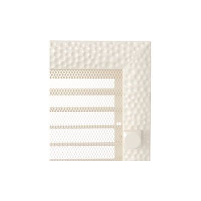 KRATKI KRATKA KOMINKOWA VENUS KREMOWA Z ŻALUZJĄ 220X450 MM