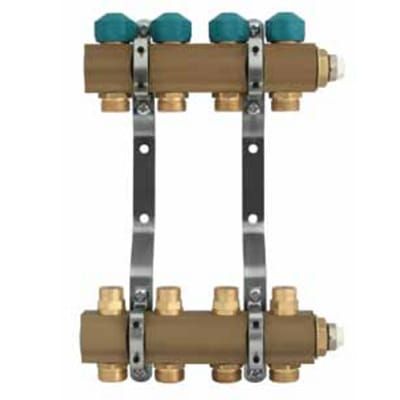 ALTECH ROZDZIELACZ MOSIĘŻNY 1 CAL Z WKŁADKAMI TERMOSTATYCZNYMI I ZAWORAMI ODCINAJĄCYMI 3 OBWODY