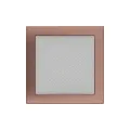 KRATKI KRATKA KOMINKOWA PROSTOKĄTNA MIEDŹ GALWANICZNA 220X220 MM