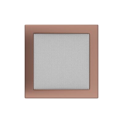 KRATKI KRATKA KOMINKOWA PROSTOKĄTNA MIEDŹ GALWANICZNA 220X220 MM