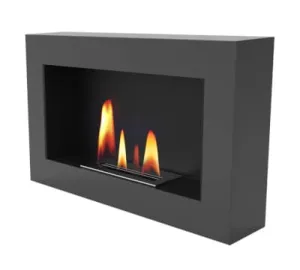 UNIFLAM BIOKOMINEK 70x40CM BOX GRAFIT BIO2-70x40-BOX-G