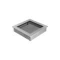 KRATKI KRATKA KOMINKOWA PROSTOKĄTNA SZLIFOWANA 220X220 MM