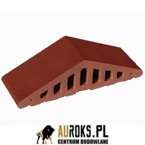 KSZTAŁTKA OGRODZENIOWA KLINKIEROWA KOLOR NUTA CYNAMONU KO 310/250x100x78 MM OSTRA KLINKIER PRZYSUCHA