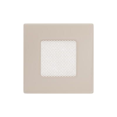 KRATKI KRATKA KOMINKOWA PROSTOKĄTNA KREMOWA 110X110 MM