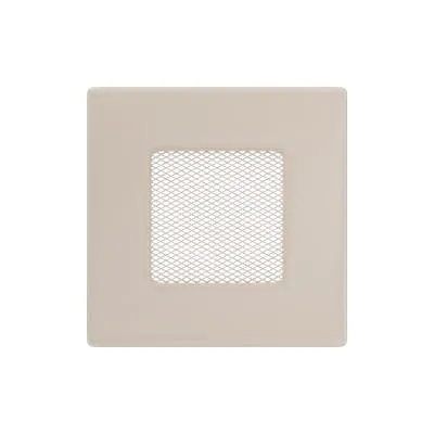 KRATKI KRATKA KOMINKOWA PROSTOKĄTNA KREMOWA 110X110 MM