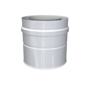 MK ŻARY ADAPTER DO KOTŁÓW GAZOWYCH  DWUŚCIENNY MKPS 60/100 MM 2ADPS-GR31 BIAŁY - TERMET SILVER GOLD PLUS