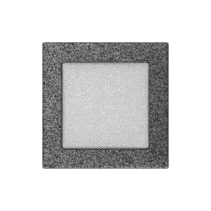 KRATKI KRATKA KOMINKOWA PROSTOKĄTNA CZARNO-SREBRNA 170X170 MM