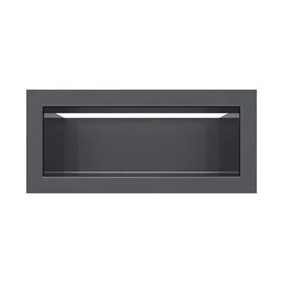 KRATKI KRATKA KOMINKOWA LUFT SF GRAFITOWA 90X400 MM