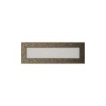 KRATKI KRATKA KOMINKOWA PROSTOKĄTNA CZARNO-ZŁOTA 110X320 MM