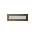 KRATKI KRATKA KOMINKOWA PROSTOKĄTNA CZARNO-ZŁOTA 110X320 MM