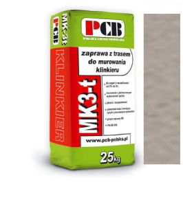 PCB ZAPRAWA MURARSKA Z TRASEM DO KLINKIERU MK-3t 25KG BEŻOWA