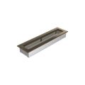 KRATKI KRATKA KOMINKOWA PROSTOKĄTNA CZARNO-ZŁOTA 110X420 MM
