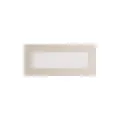 KRATKI KRATKA KOMINKOWA PROSTOKĄTNA KREMOWA 110X240 MM