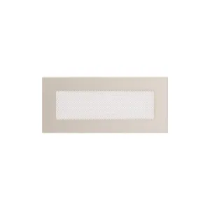 KRATKI KRATKA KOMINKOWA PROSTOKĄTNA KREMOWA 110X240 MM