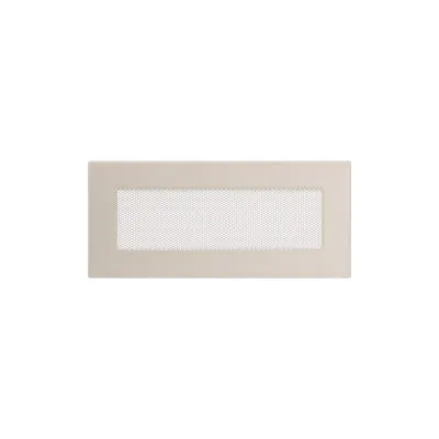 KRATKI KRATKA KOMINKOWA PROSTOKĄTNA KREMOWA 110X240 MM