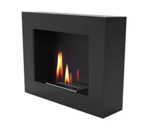 UNIFLAM BIOKOMINEK 50x40 CM BOX CZARNY MAT  BIO2-50x40-BOX-CZ