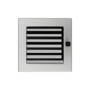 KRATKI KRATKA KOMINKOWA PROSTOKĄTNA SZLIFOWANA Z ŻALUZJĄ 170X170 MM