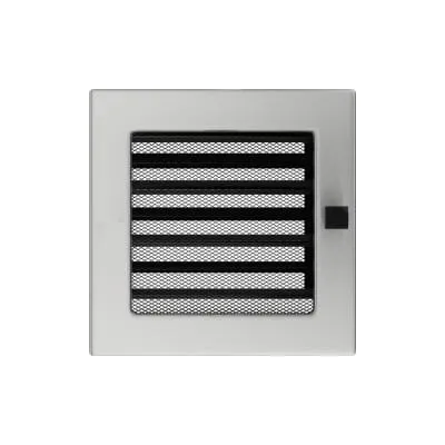 KRATKI KRATKA KOMINKOWA PROSTOKĄTNA SZLIFOWANA Z ŻALUZJĄ 170X170 MM