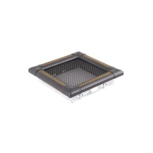 KRATKA KOMINKOWA EXCLUSIVE 16x16CM GRAFIT MOSIĄDZ PATYNA 