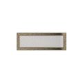 KRATKI KRATKA KOMINKOWA PROSTOKĄTNA CZARNO-ZŁOTA 170X490 MM