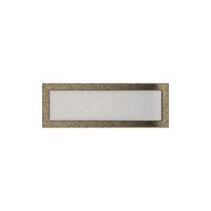 KRATKI KRATKA KOMINKOWA PROSTOKĄTNA CZARNO-ZŁOTA 170X490 MM