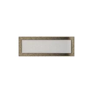 KRATKI KRATKA KOMINKOWA PROSTOKĄTNA CZARNO-ZŁOTA 170X490 MM