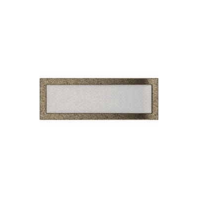 KRATKI KRATKA KOMINKOWA PROSTOKĄTNA CZARNO-ZŁOTA 170X490 MM