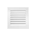 KRATKI KRATKA KOMINKOWA FRESH BIAŁA Z ŻALUZJĄ 170X170 MM