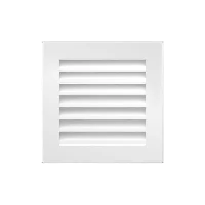 KRATKI KRATKA KOMINKOWA FRESH BIAŁA Z ŻALUZJĄ 170X170 MM